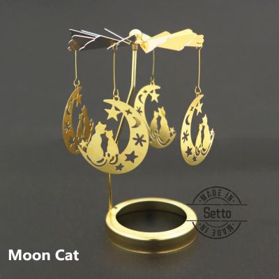 Rotary Metal Candle Holder,Spinning Tealight